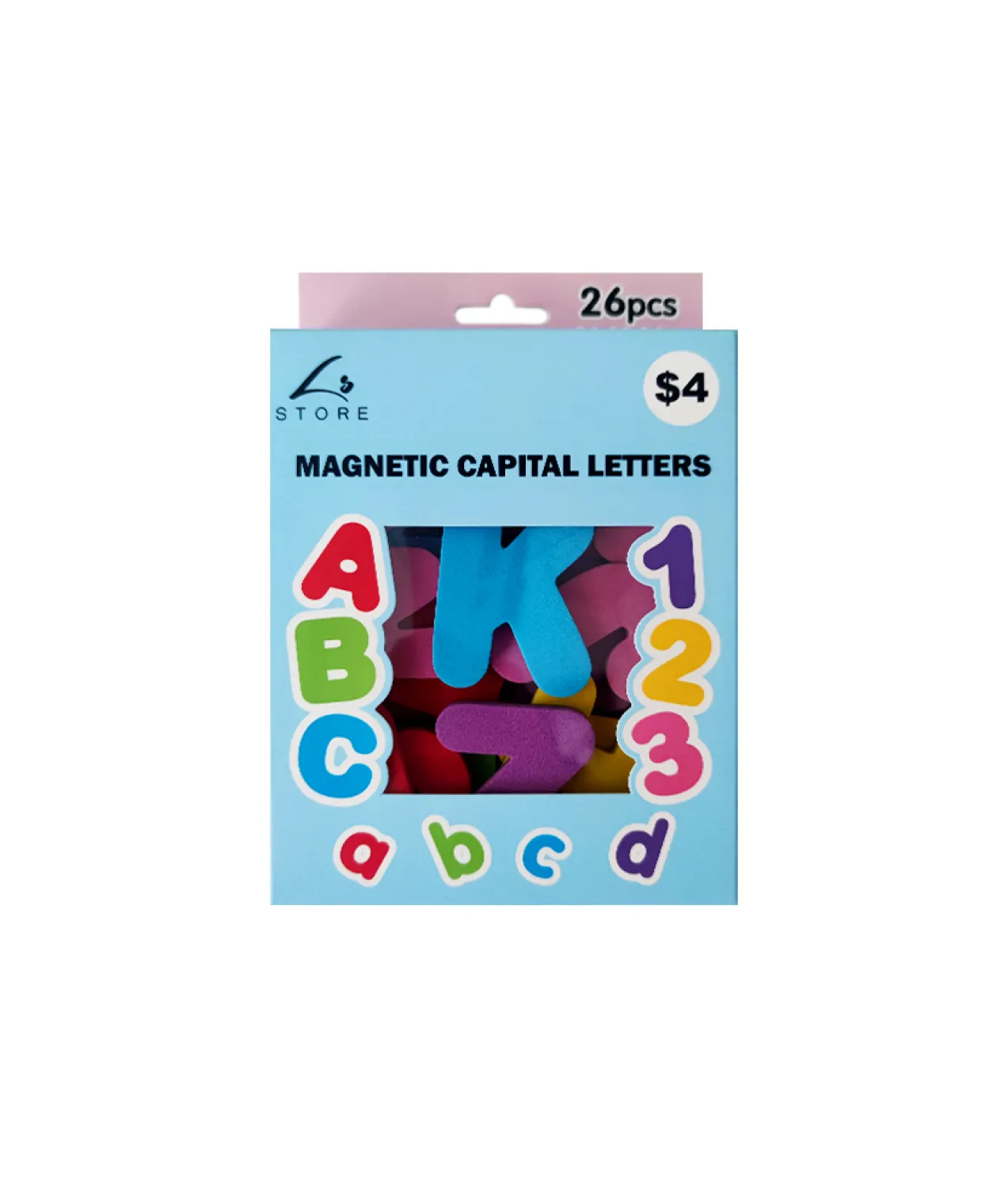 Magnetic Capital Letters 26pk