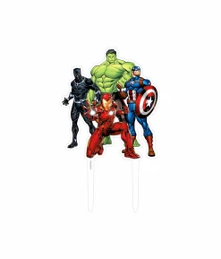Marvel Avengers Acrylic Cake Topper 10 x 17cm