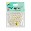 Medium White Pearl DIY Bead Ornament With White Rope 30g