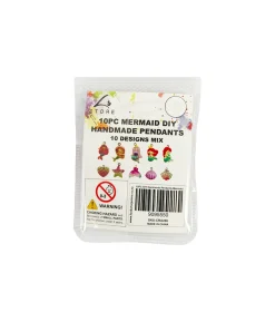 Mermaid DIY Handmade Pendants 10pc