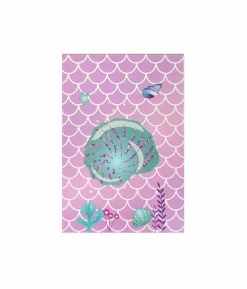 Mermaid Note Pad 60 Sheets 4Pc 6.5×9.5cm