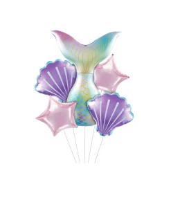 Mermaid Party Balloon Set 5pc