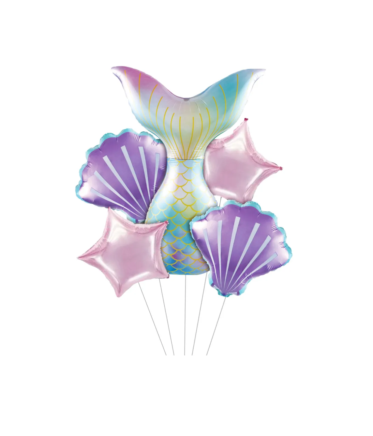 Mermaid Party Balloon Set 5pc
