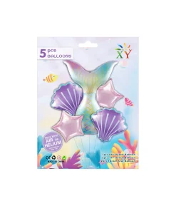 Mermaid Party Balloon Set 5pc