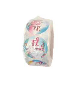 Mermaid Sticker Roll 2.5×2.5cm 500pc