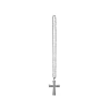 Metal Bling Necklace Silver Cross