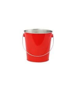 Metal Bucket With Silver Handle Assorted 13x13cm