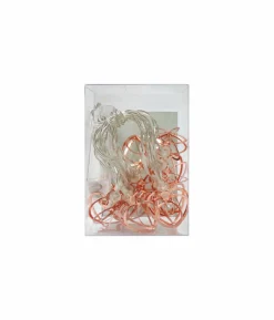 Metal Heart Warm White String Lights 10 LED