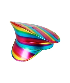 Metallic Rainbow Party Hat