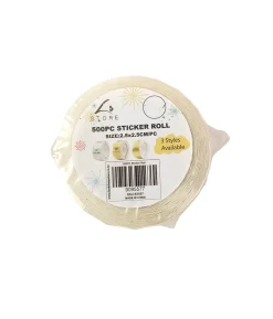 Metallic Sticker Roll 2.5×2.5cm 500pc