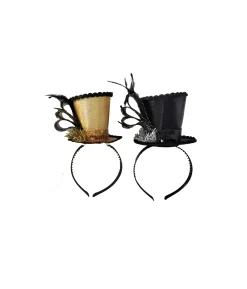 Metallic Top Hat Headband Assorted