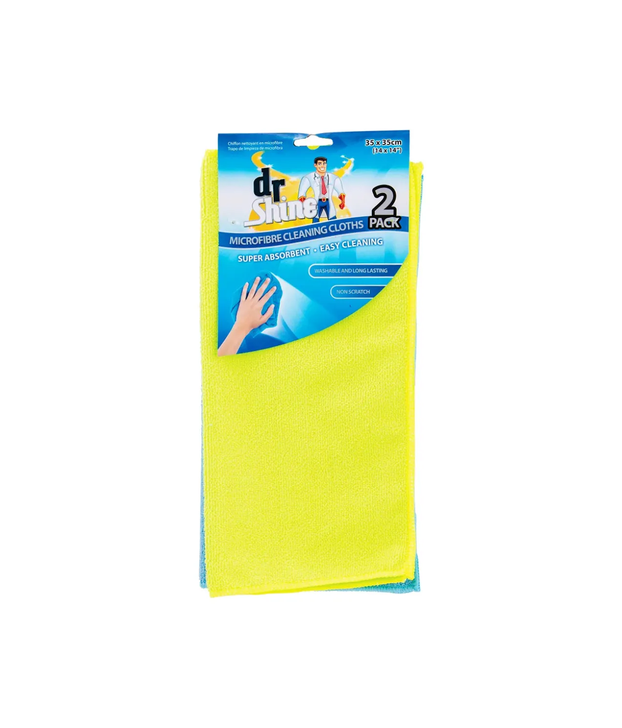 Microfibre Cloth 2pk 35x35cm