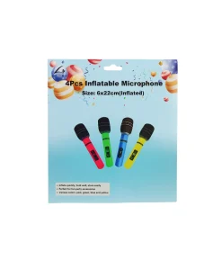 Microphone Inflatable Set 6 x 22cm