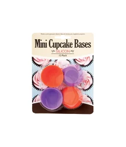 Mini Silicone Cupcake Moulds 12pk