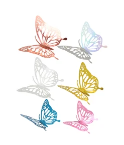 Mix 3D Paper Butterfly with Glue 12pc