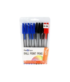 Mixed Ball Point Pens 10pk