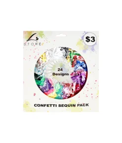 Mixed Confetti Sequins 24pk