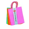 Mixed Neon Medium Paper Bags 12pc