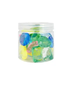 Mixed Plastic Gems 2.6cm 80g