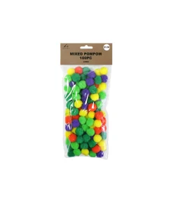 Mixed Pom Poms Assorted