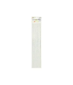 Mixed Size Diamonte Strip Stickers 6pk