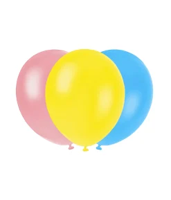 Mix Latex Plain Balloons 12inch 20pk