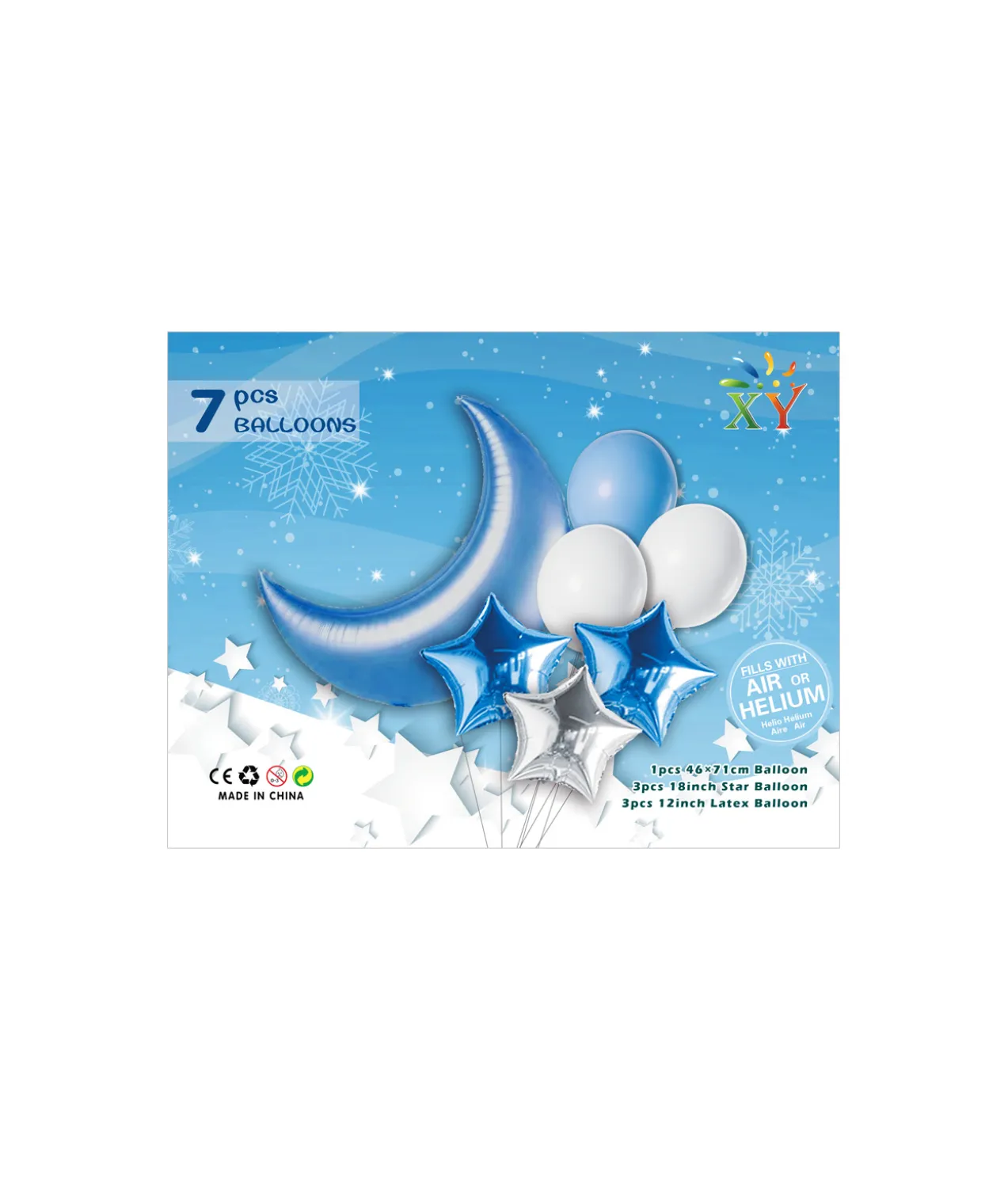 Moon Party Balloon Set 7pc