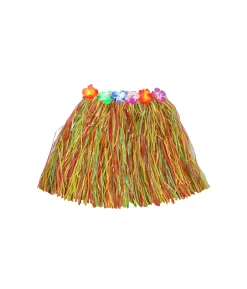 Multi Colour Short Hula Skirt 40cm