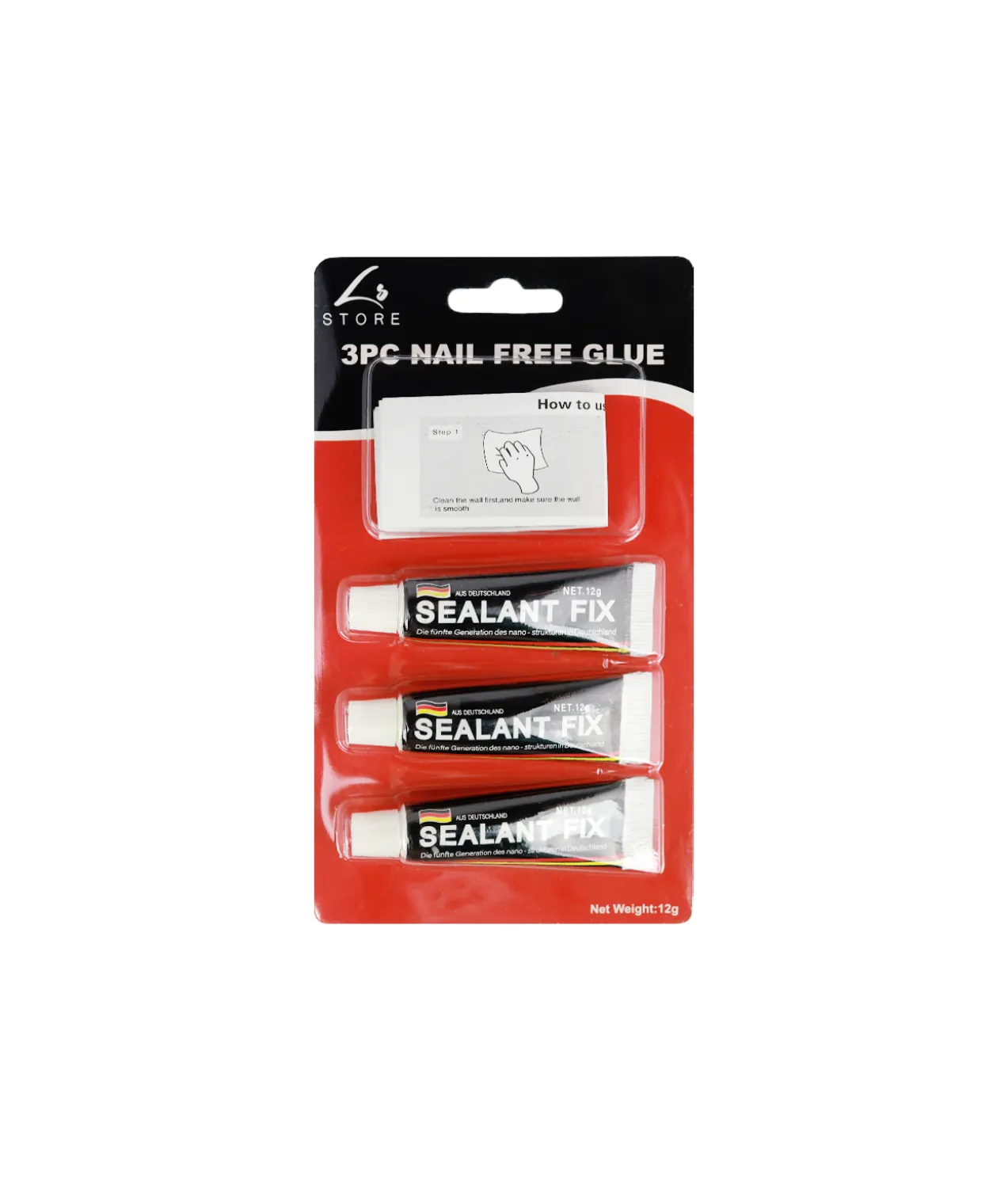 Nail Free Glue 3pk