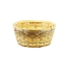 Natural Bamboo Round Basket 27x12cm