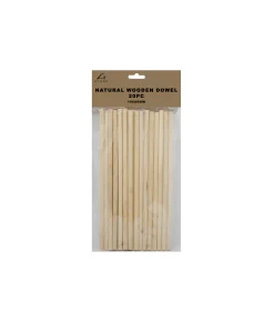 Natural Wooden Dowel 160x6mm