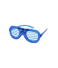 Neon Blue LED Shutter Glasses 15.5 x 6cm