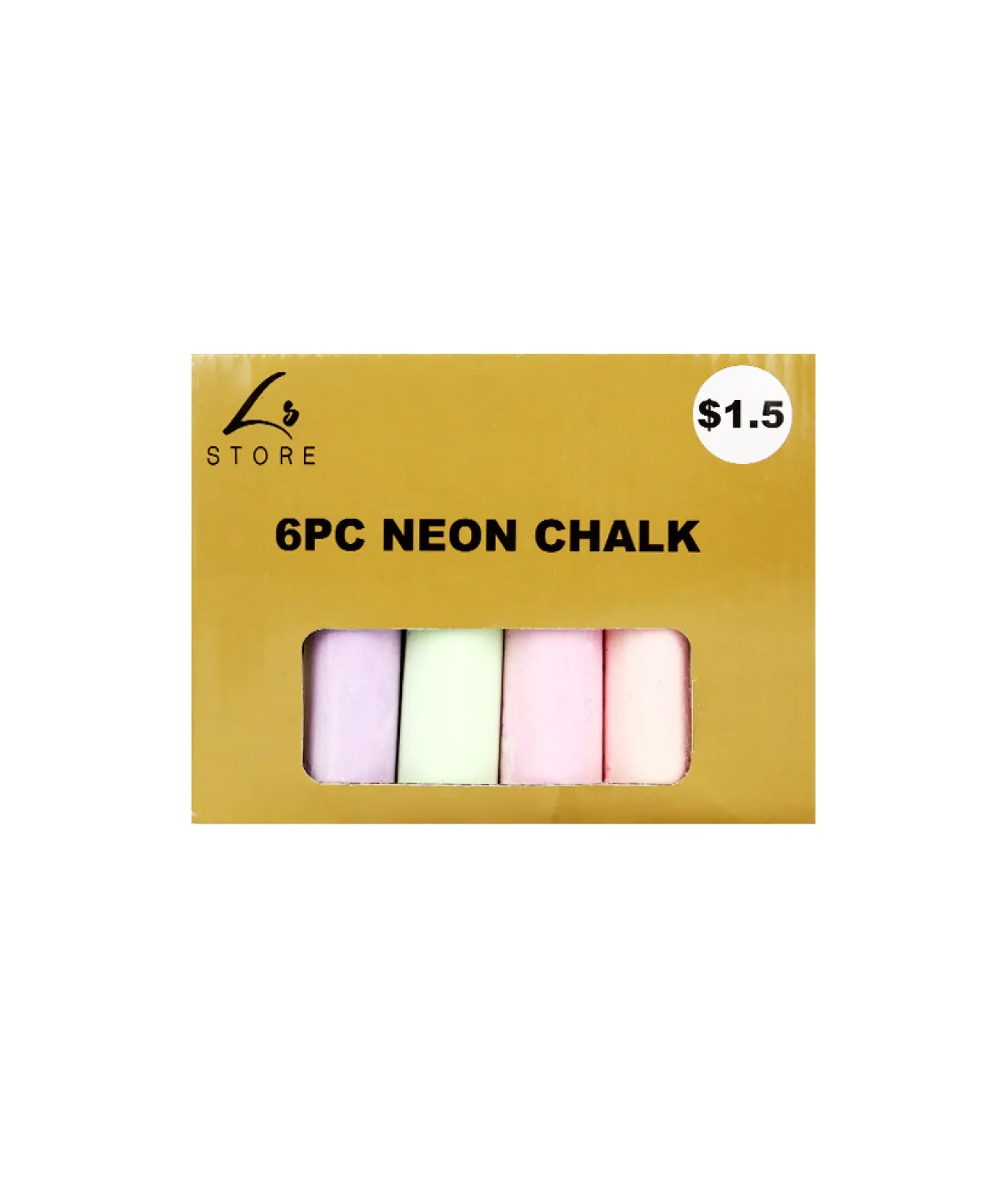 Neon Chalk 6pc