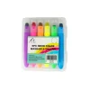 Neon Color Washable Crayon 6pc