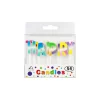 Neon Gradient Happy Birthday Candles 13pk