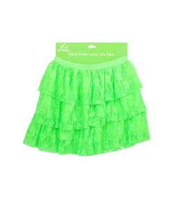 Neon Green Lace Tutu