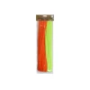 Neon Green & Orange Mixed Chenille Stems 30cm