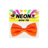 Neon Orange Bow Tie