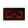 Neon Orange LED Shutter Glasses 15.5 x 6cm