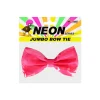 Neon Pink Jumbo Bow Tie
