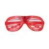 Neon Red LED Shutter Glasses 15.5 x 6cm