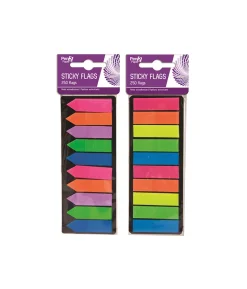 Neon Stick-It Flags Assorted