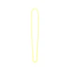 Neon Yellow Beads Necklace