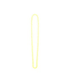 Neon Yellow Beads Necklace