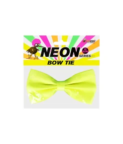 Neon Yellow Bow Tie