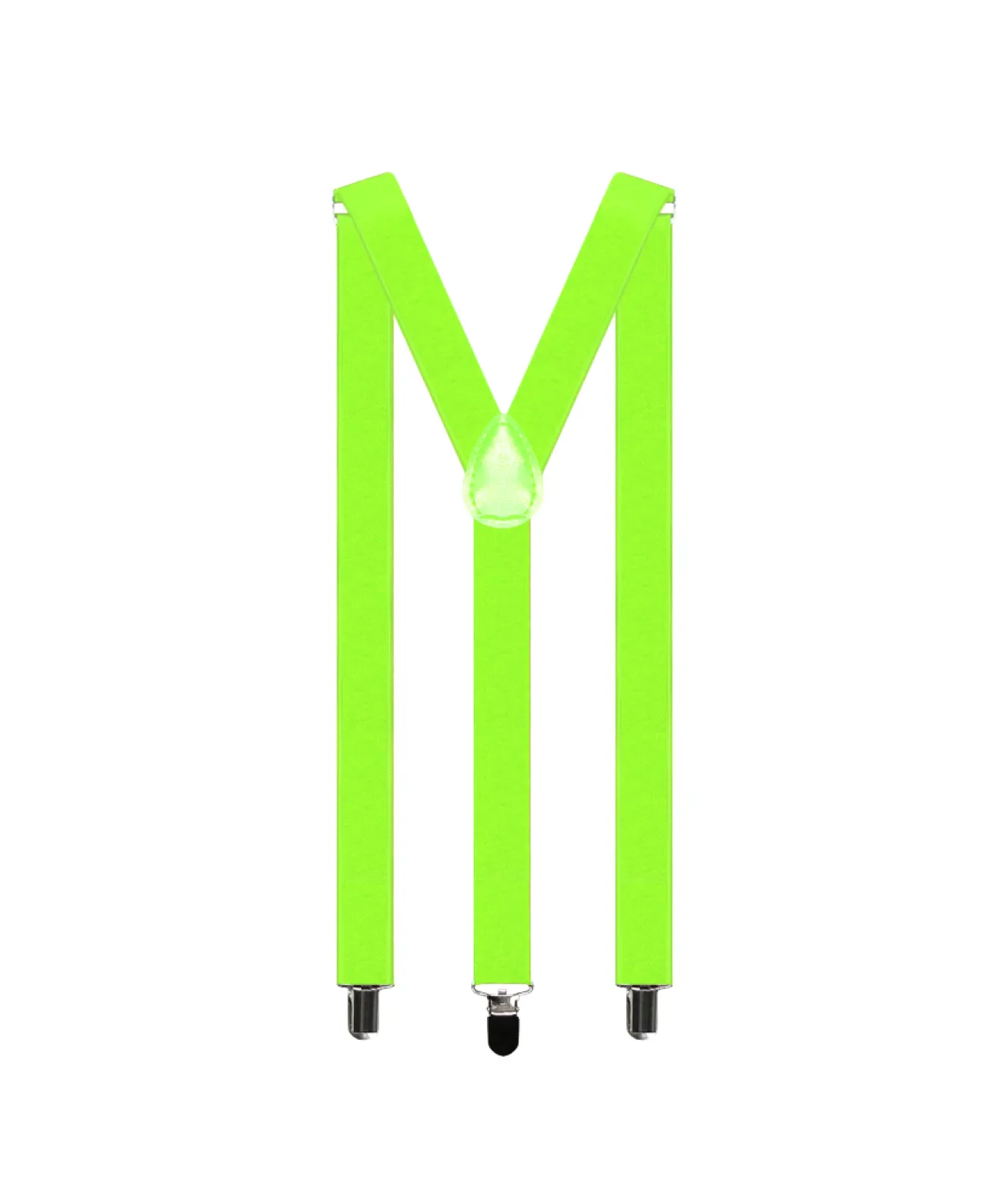 Neon Yellow Suspenders