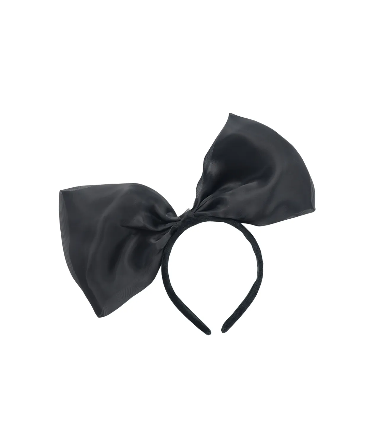Net Black Bow Headband 30cm