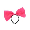 Net Hot Pink Bow Headband 30cm