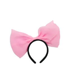 Net Light Pink Bow Headband 30cm