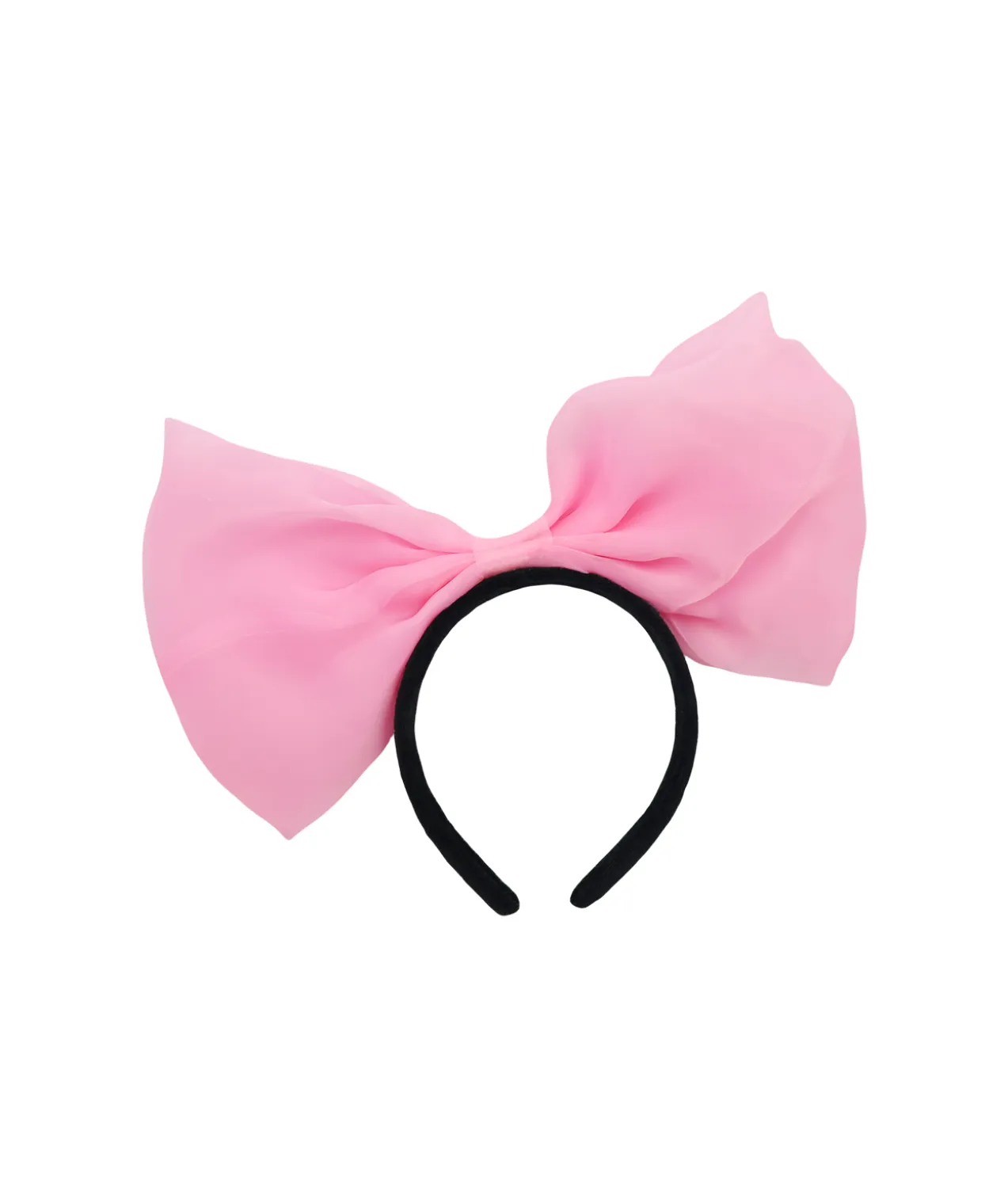 Net Light Pink Bow Headband 30cm